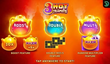 3 Hot Teapots: Hold and Win