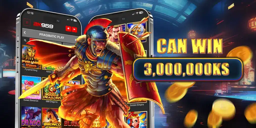 can win 3 millions Kyats from slot games
