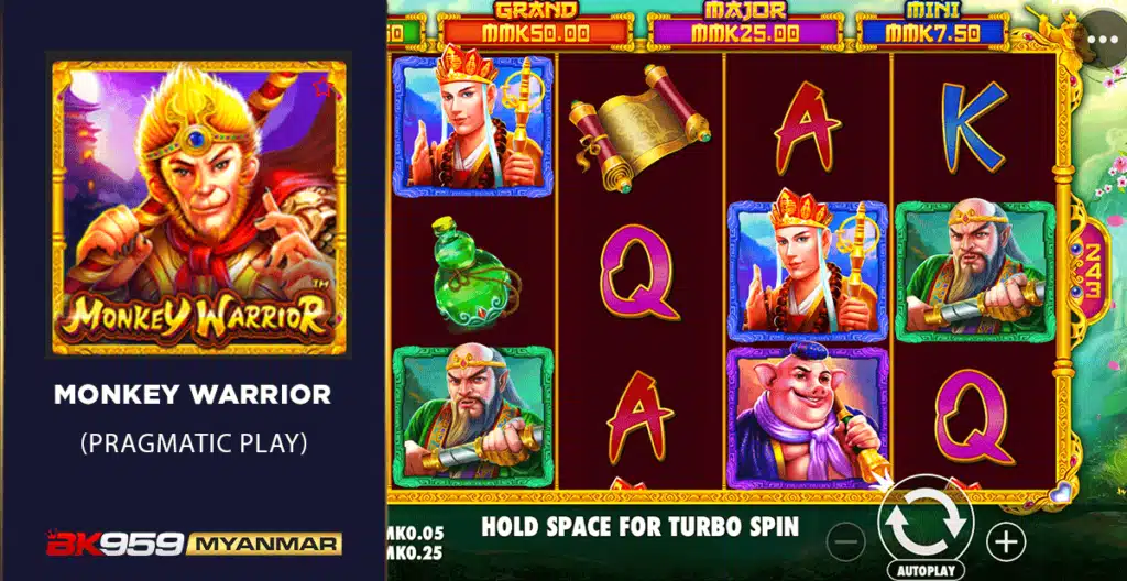 slot game preview monkey warrior
