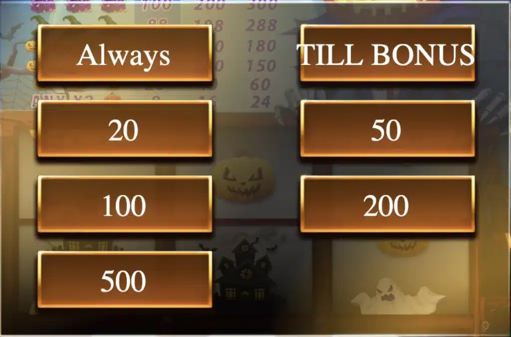 Halloween auto spin