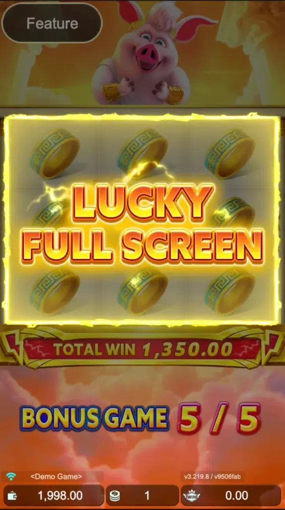 Olympig Lucky Full Screen